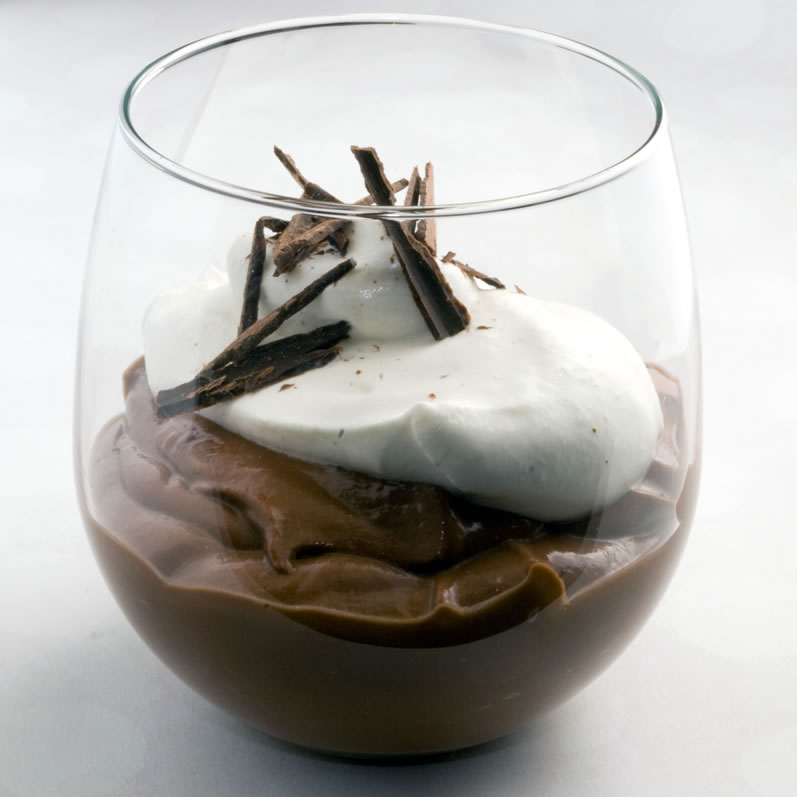 LunaCafe's Ultimate Chocolate Pudding in Balloon Glass