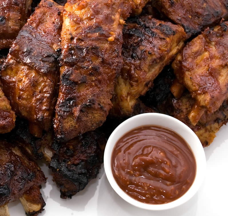 Grilled Baby Back Ribs With Garlic-Ginger BBQ Glaze| LunaCafe