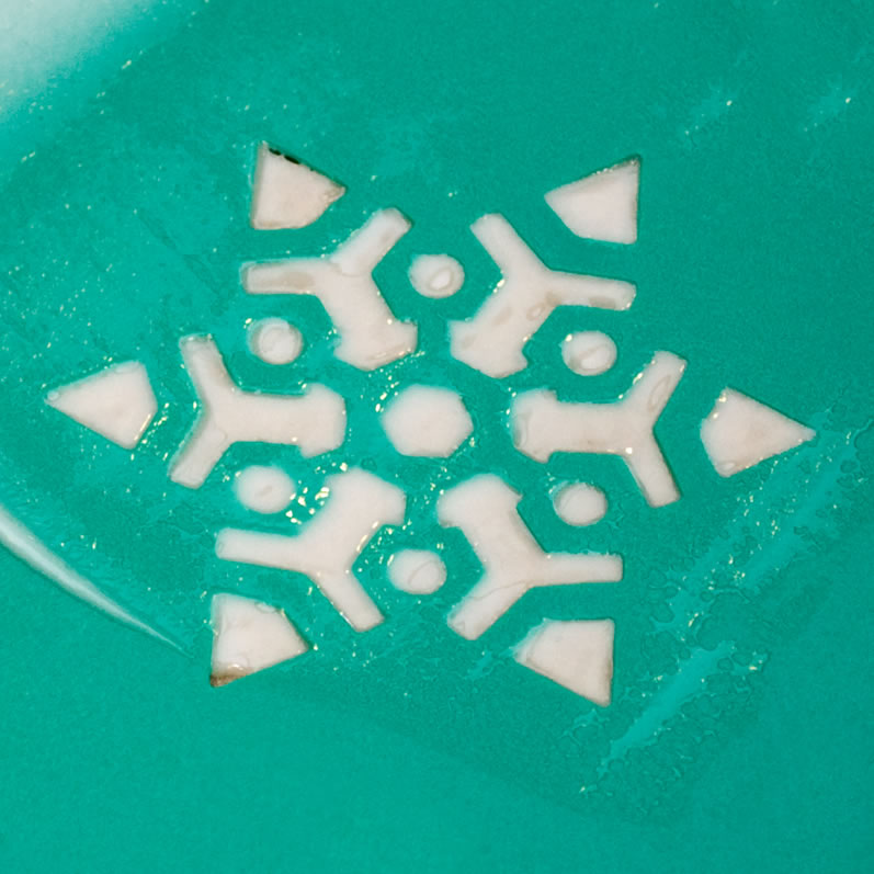 Stencil Icing Technique with Star
