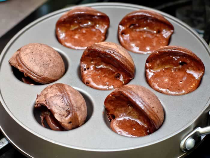 Mexicano Chocolate Ebelskivers (Aebleskivers)