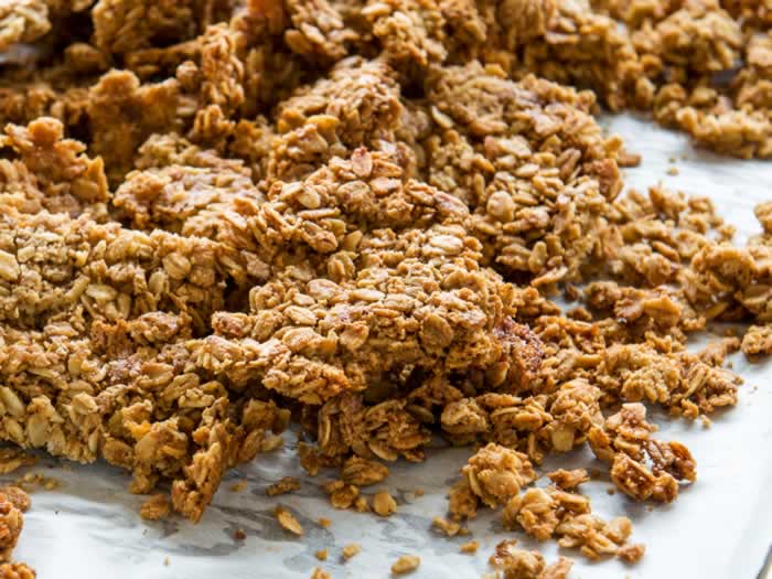 Baked Pumpkin Spice Granola Clusters