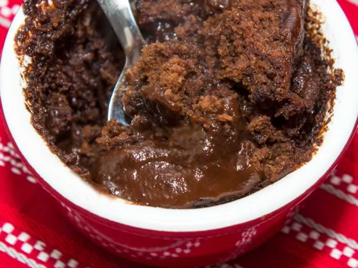 Textures in Mexicano Chocolate Pudding Cake 