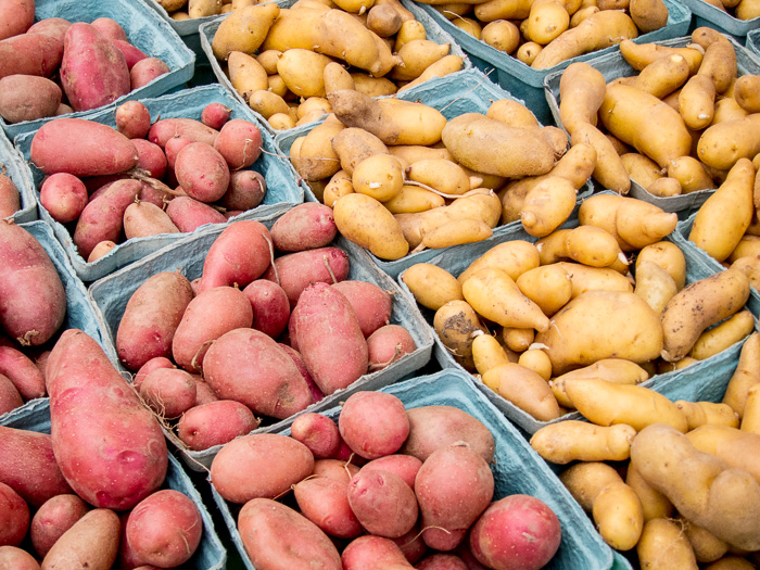 Portland Farmers Market Opening Day 2014: Fingerling Potatoes