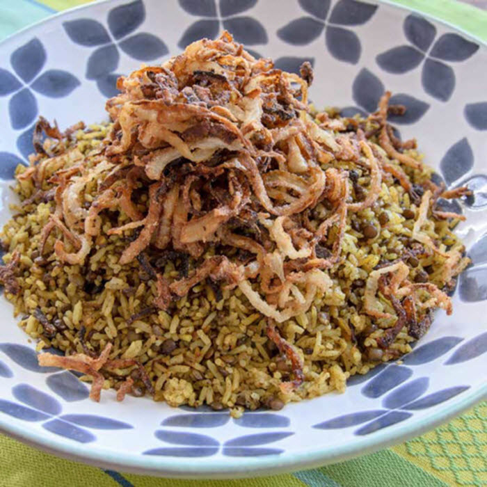 LunaCafe Top Posts 2014: Almost Yotam Ottolenghi’s Mejadra (Spiced Rice & Lentils)