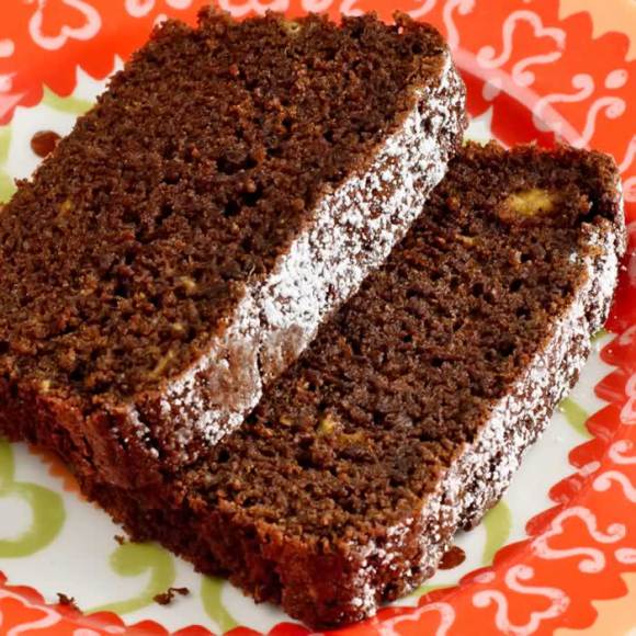 10 Super Easy Chocolate Dream Cakes: Spicy Chocolate Banana Fresh Ginger Tea Loaf