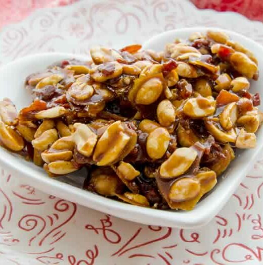 Spicy Caramelized Bacon & Peanuts