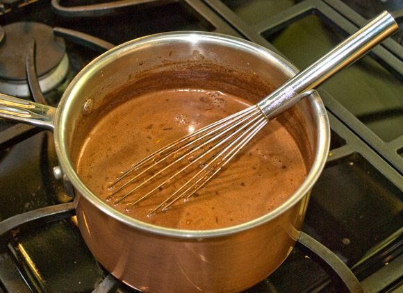 European-Style Hot Chocolate in the Pan